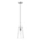 Z-Lite Kira Pendant, 1-Light, 6.5 In.W x 13 In.H, Brushed Nickel/Clear 7508P-BN - alternate 8